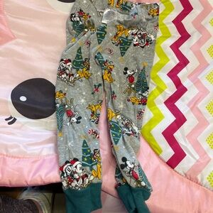 Disney Gray Kids Pajama Bottoms with Mickey and Friends
